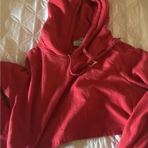 Gymshark Women's Vibrant Red Hoodie